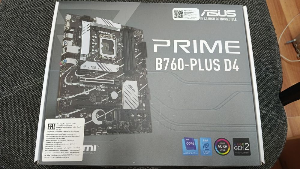 Материнская плата ASUS PRIME B760-PLUS D4