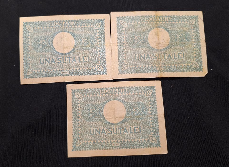 Bancnote vechi românești 100 lei – Regele Mihai – Ministerul Finanțelo