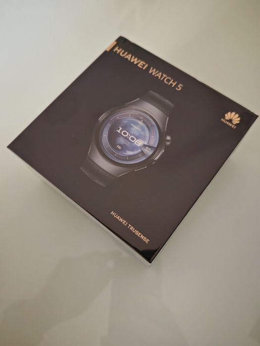 Huawei watch 5 Black, 46mm, nou, sigilat, factură, garanție 2 ani