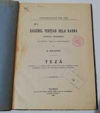 G Macovei Basenul terțiar de la Bahna Jud Mehedinți 1909 Teza Geologie