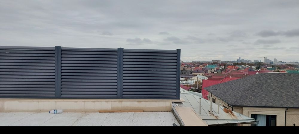 (45) Жалюзи заборы, из оцинкованный  листа.