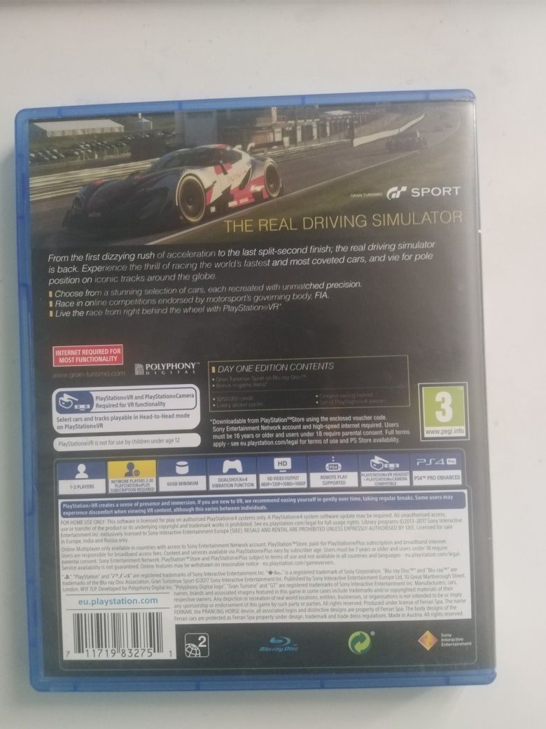 Gran Turismo Sport Day one edition Playstation 4-5