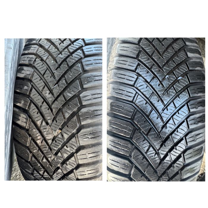 Jante cu anvelope originale iarna  audi Q3, q5,  profil 8 mm 215 65 16