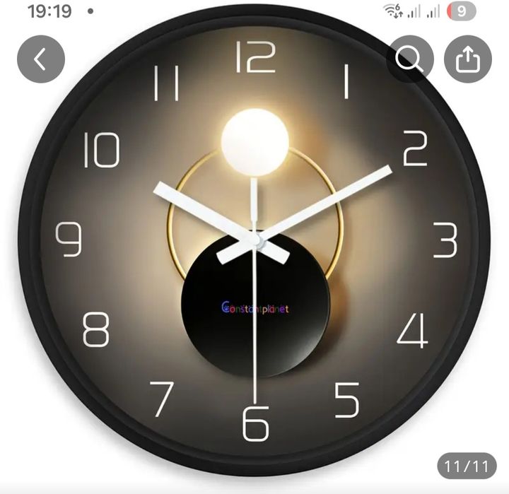 Настенные часы бесшумные.