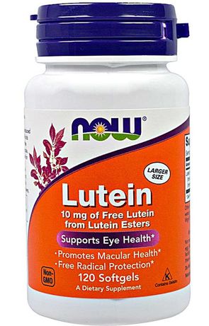 Лютеин, NowFoods, витамины для глаз