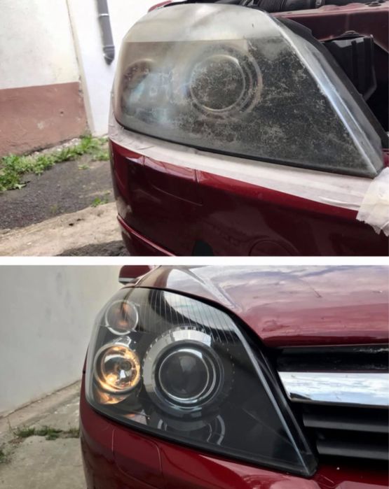 Polish faruri/ polimerizare 50 lei farul