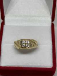 златен дамски пръстен 3гр 14 к 585