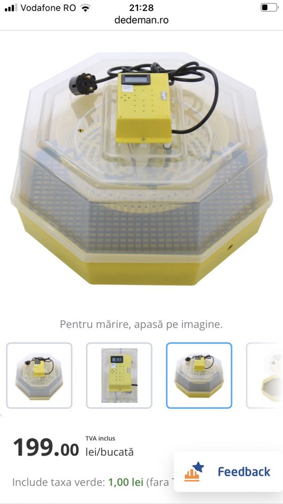 Vand incubator CLEO 5 nou