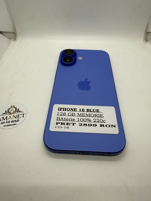 Iphone 16 128gb ultramarine blue