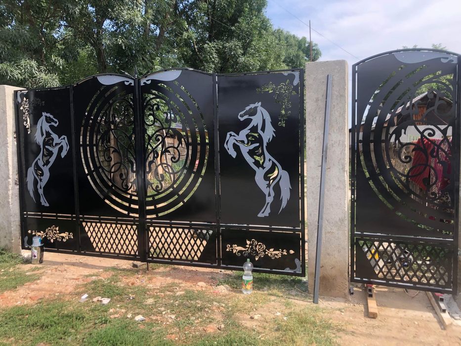 Porti din tabla decupată