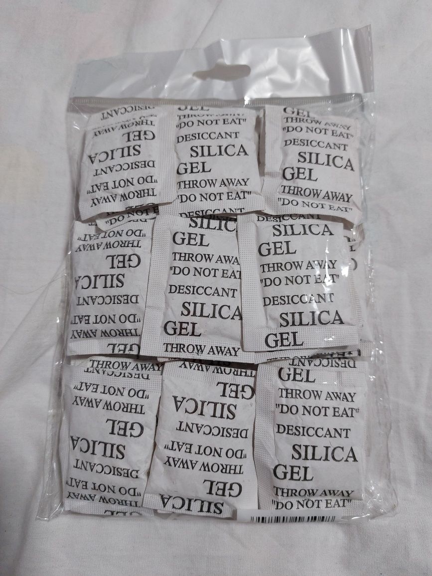 Pliculete silica gel,desicant- 50 buc-5 grame