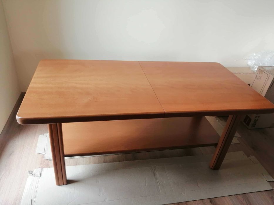 Разстегателна маса дължина 120+30/ ширина 60/ височина 57 см, масив