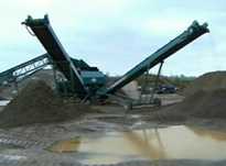 Statie de sortare Powerscreen cu spalare