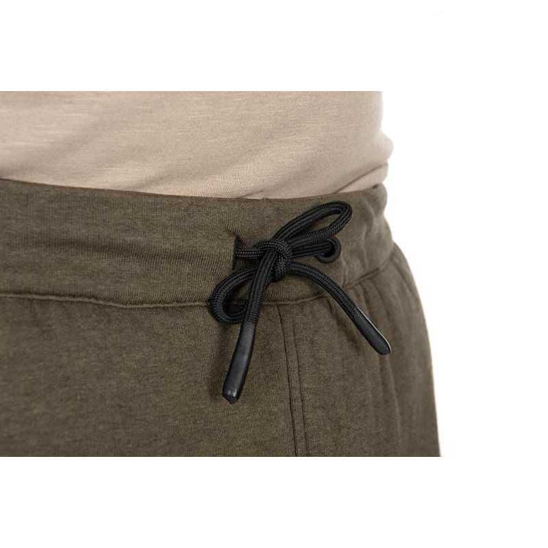 Долнище с подплата от шерпа Fox Collection Sherpa Joggers Green Black