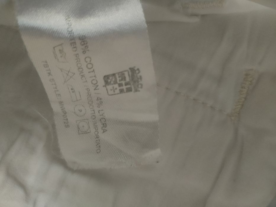 Pantaloni dama albi L