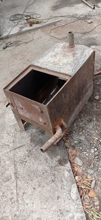 Котел печь с водяной рубашкой.