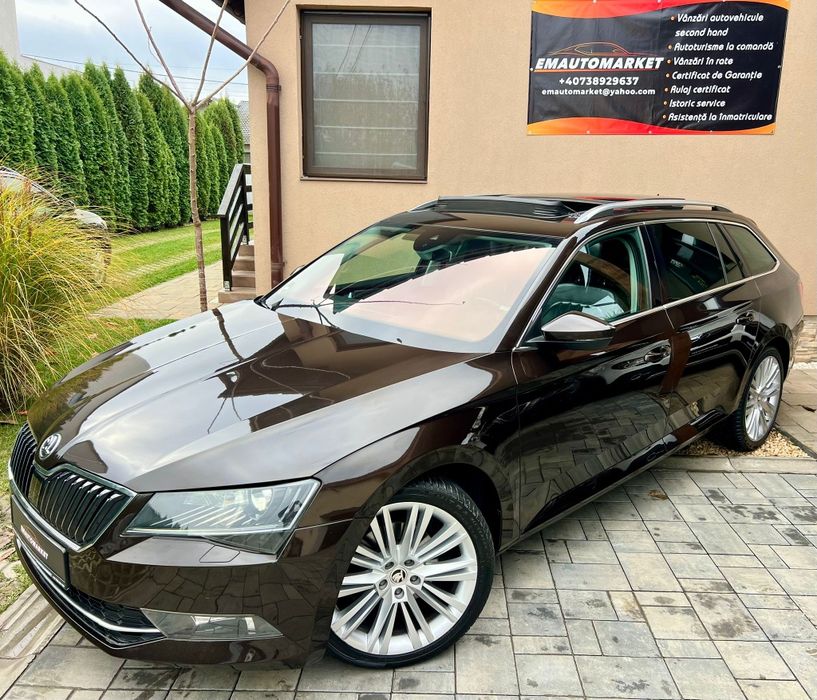 Skoda Superb 2.0 TDI DSG 4x4*190 CP*DSG*Led*Panoramic*Keyless*Distroni