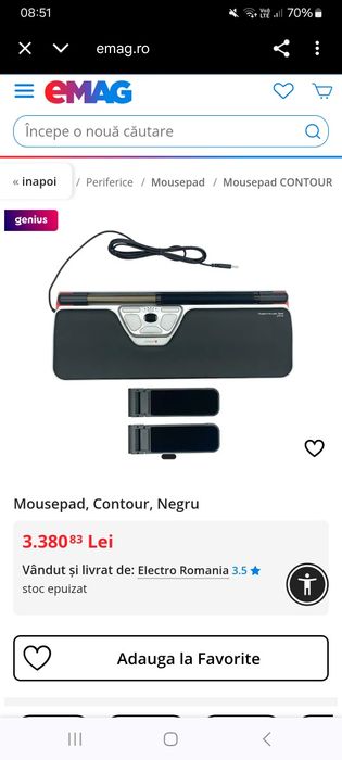mouse pad red roller