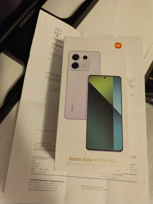 Redmi Note 13 Pro 5G 256gb garanție 2026 Noiembrie