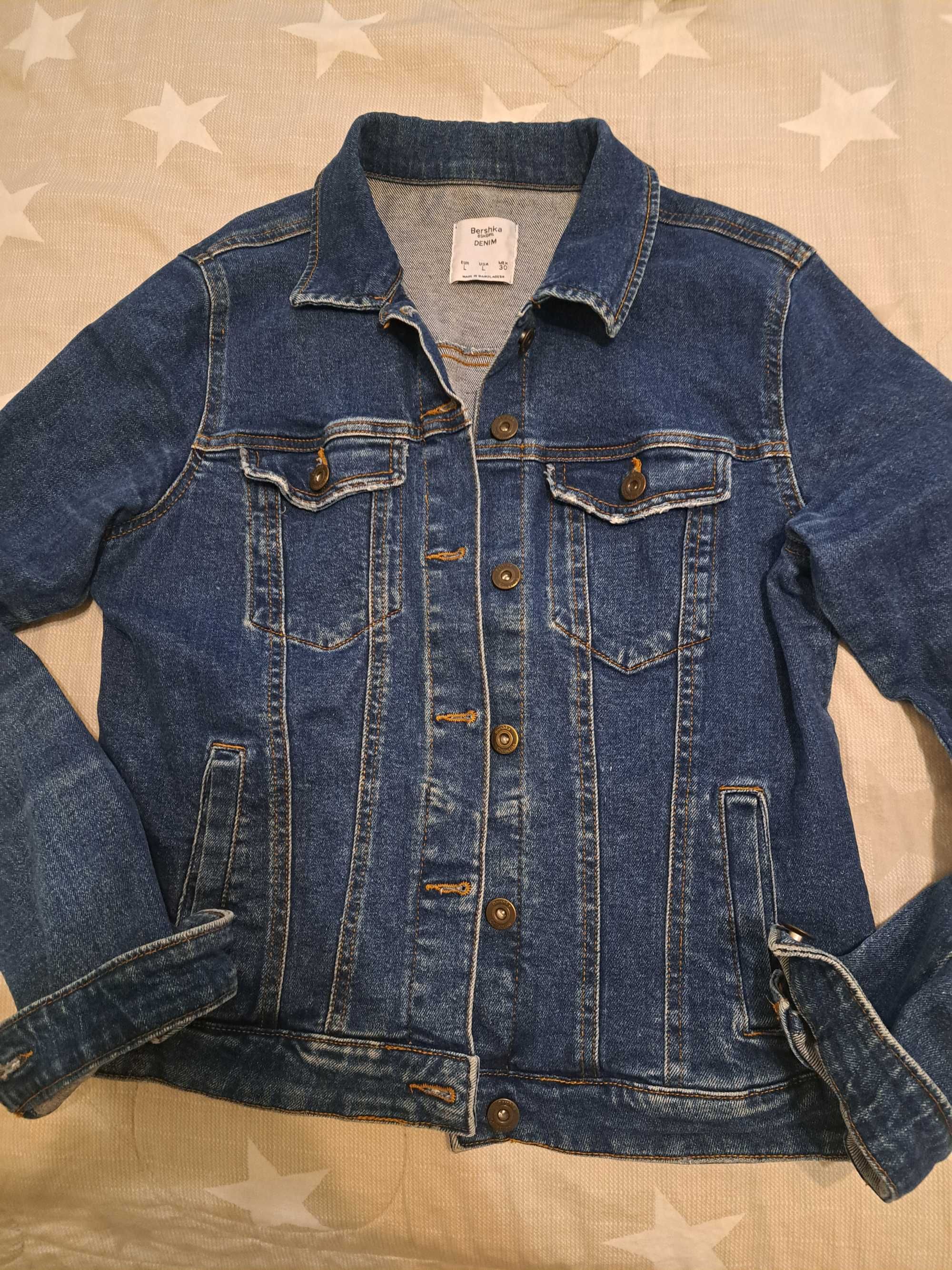 Bershka дънково дамско яке L
