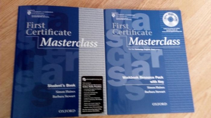 Учебник английского языка First Certificate Masterclass