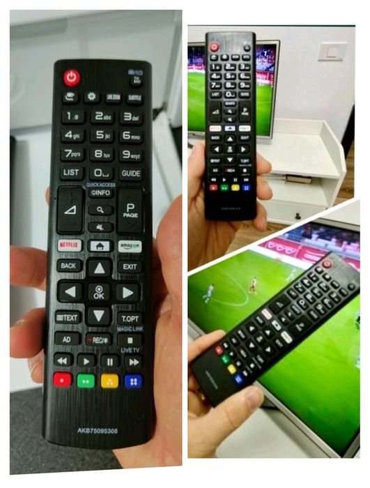 Telecomandă LG TV cu buton Netflix – control rapid și intuitiv