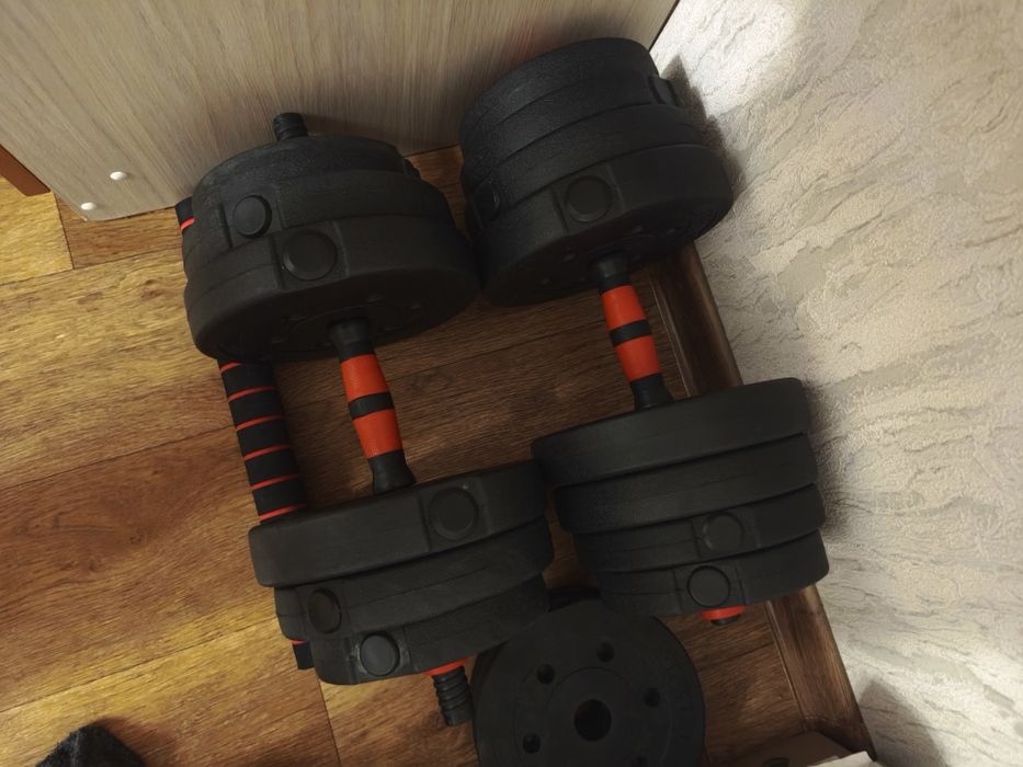 Гантели 30 кг каждая по 15