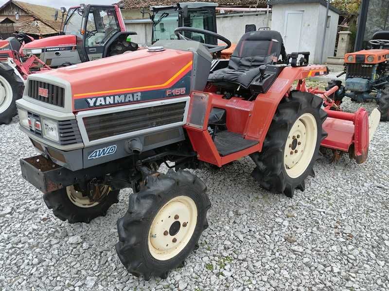 Японски трактор YANMAR F155 15 к.с. 4WD с фреза - ДЖЕЙ ТРЕЙДИНГ