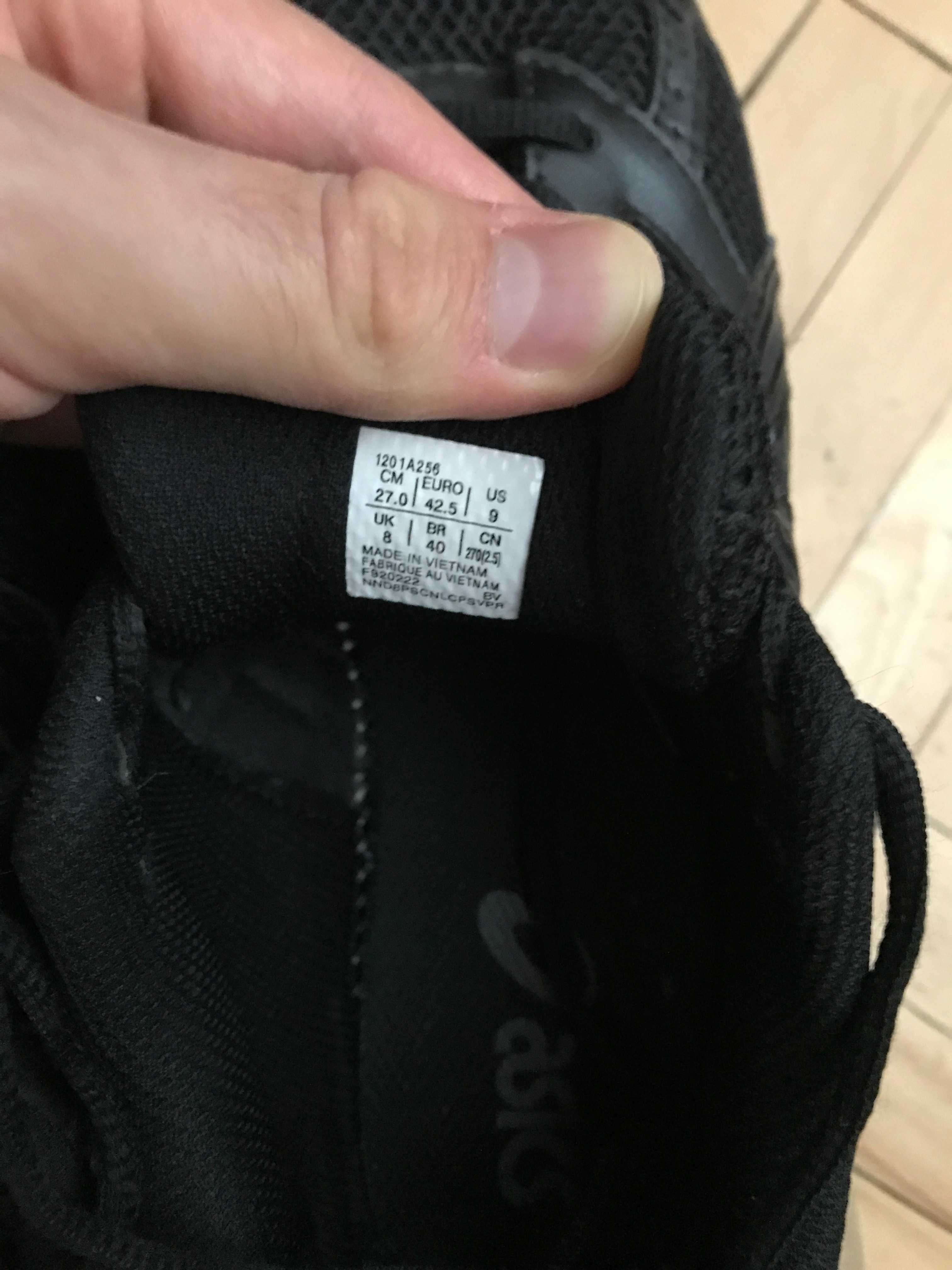 Asics GEL-1130 черни маратонки, мъжки обувки 42.5