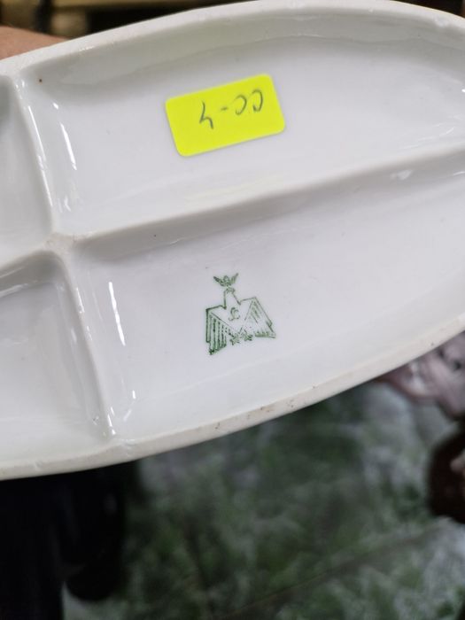 Рядка уникална антикварна колекционерска порцеланова фигура Graefentha