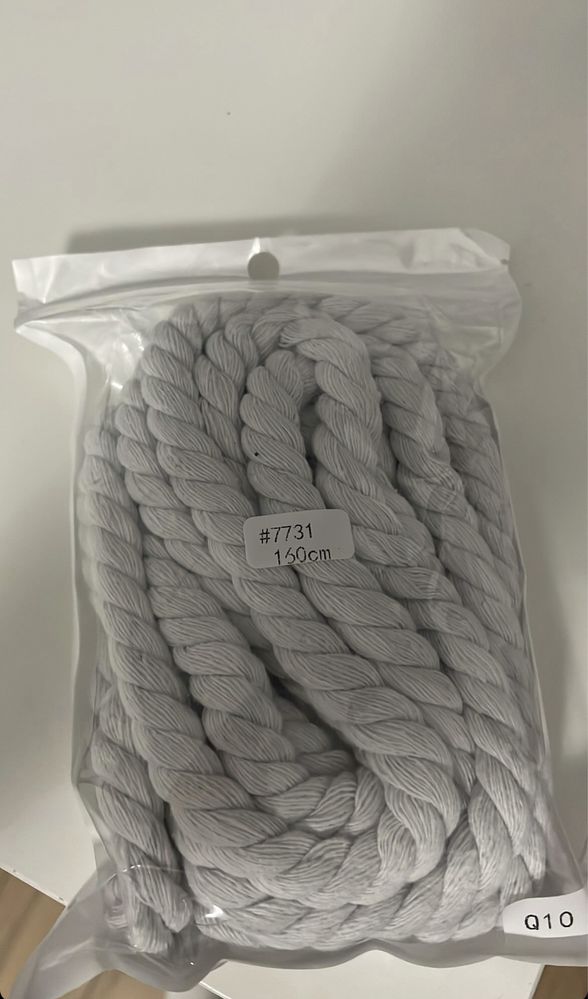 Vand rope laces .