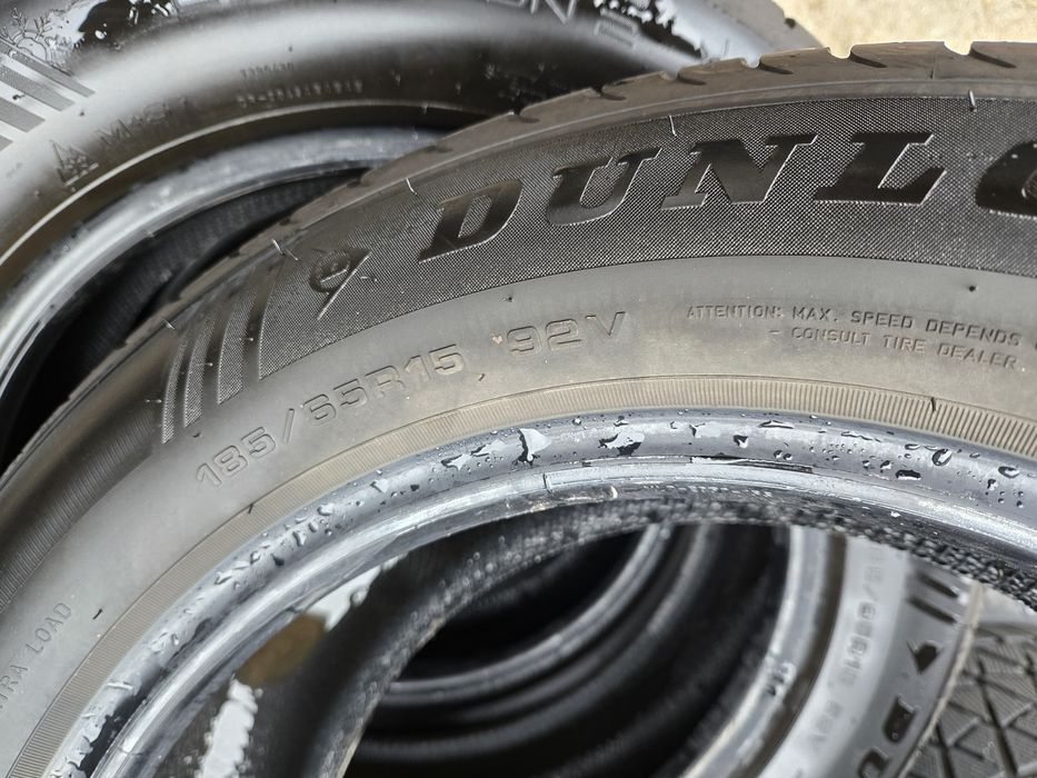4бр. 185 65 15 Dunlop всесезонни.