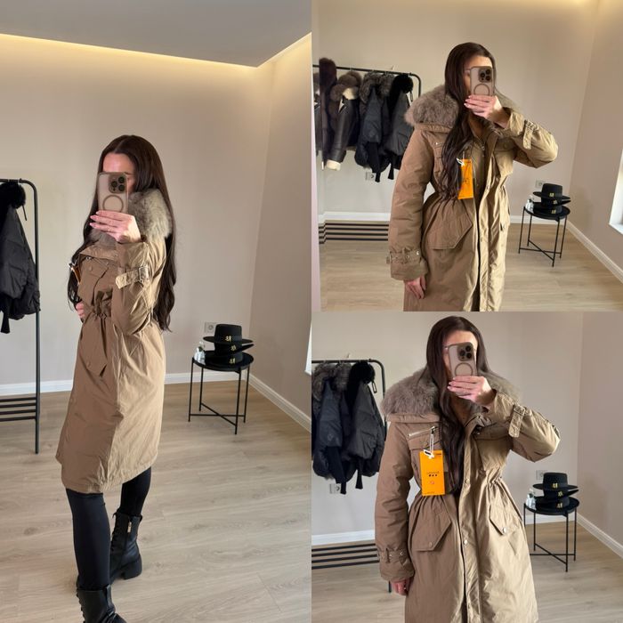 Парка с яка от ествен косъм