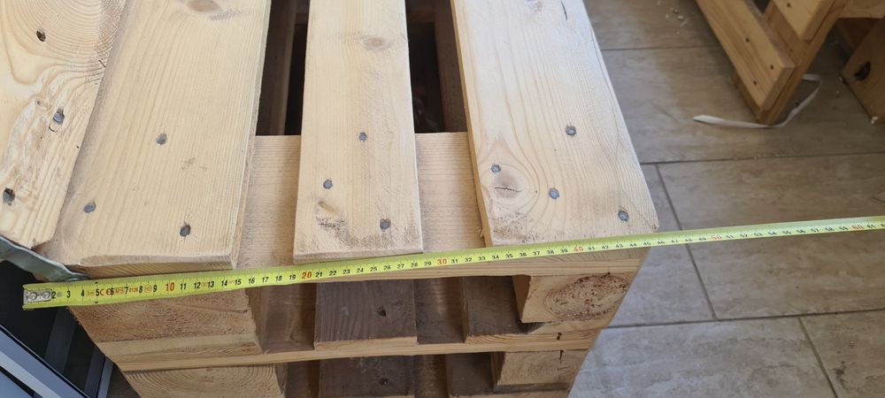 Set de banci din paleti pentru balcon/curte