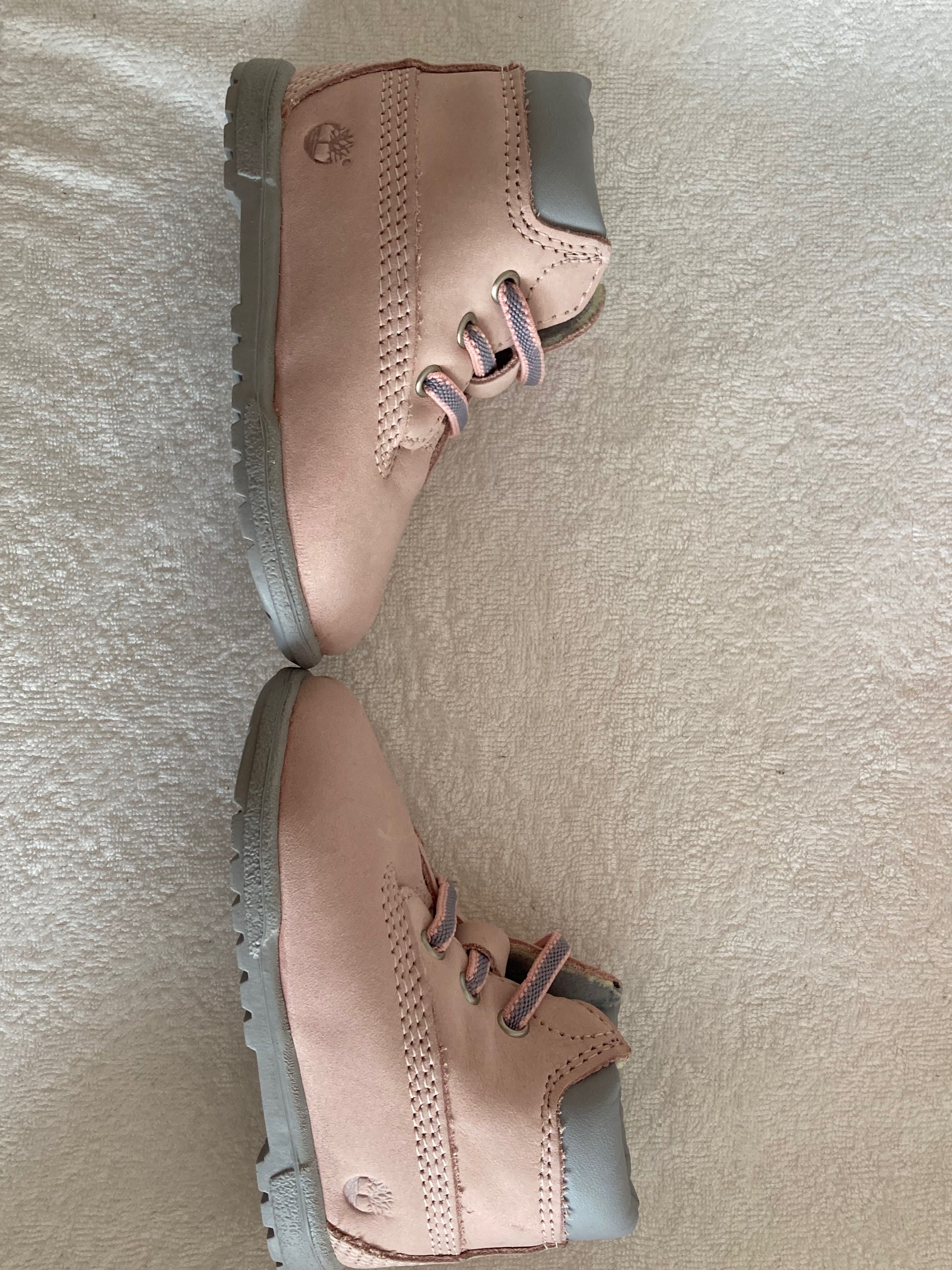 Бебешки ботуши Timberland розови 2 р-р