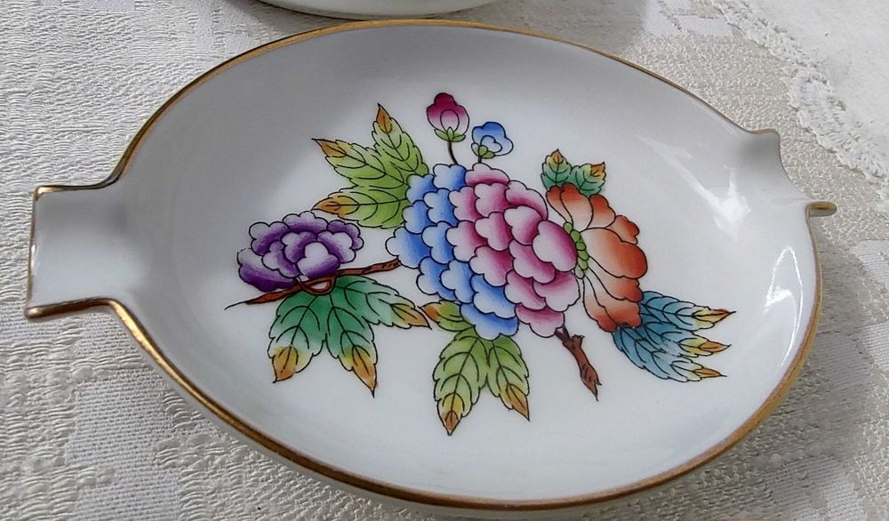 2 разкошни пепелника и купичка Herend