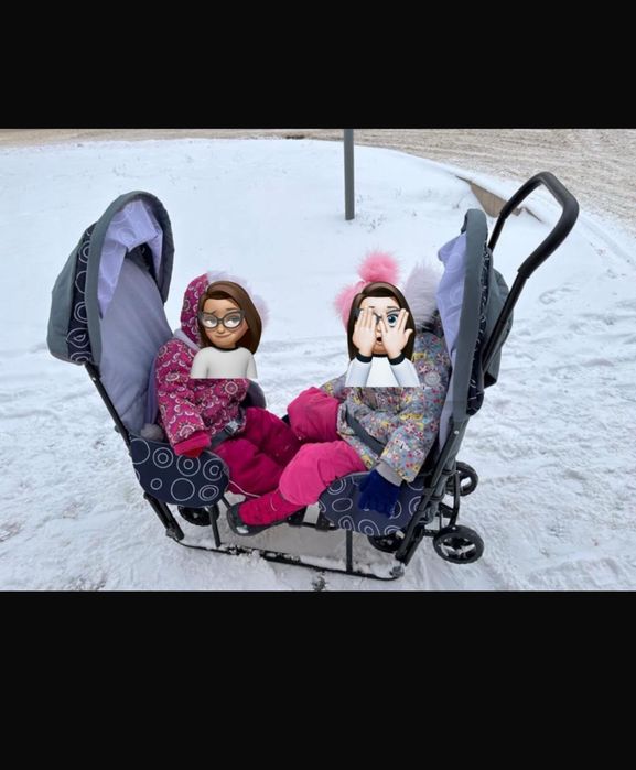 Санки для двойни