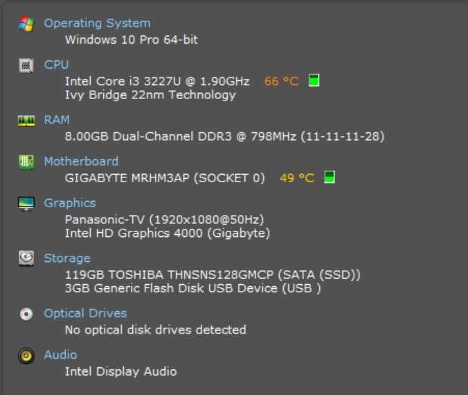 Mini PC Gigabyte NUC BRIX