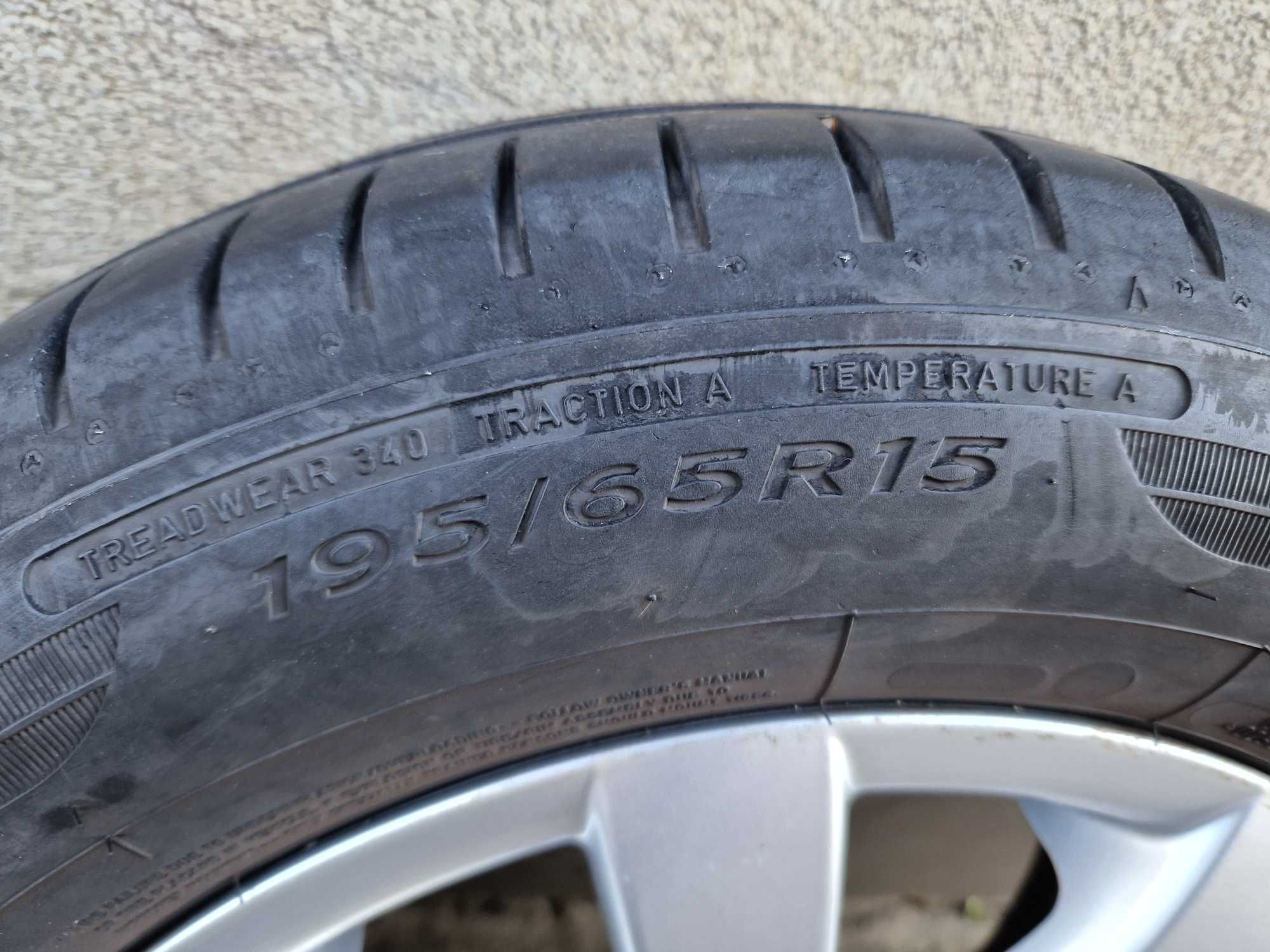 Джанти  VW  15'' с гуми DUNLOP 195/65/15