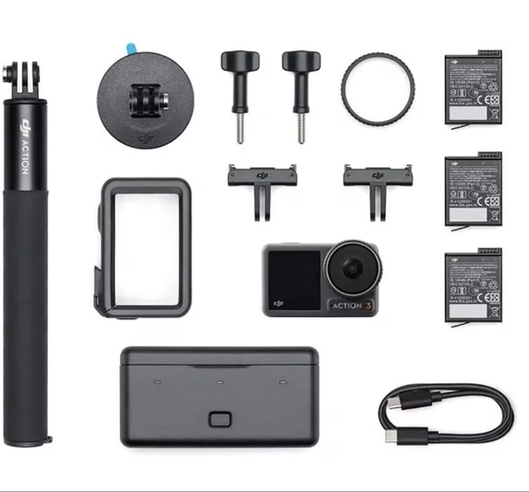 DJI Osmo Action 3 Adventure Combo + card Samsung 256gb