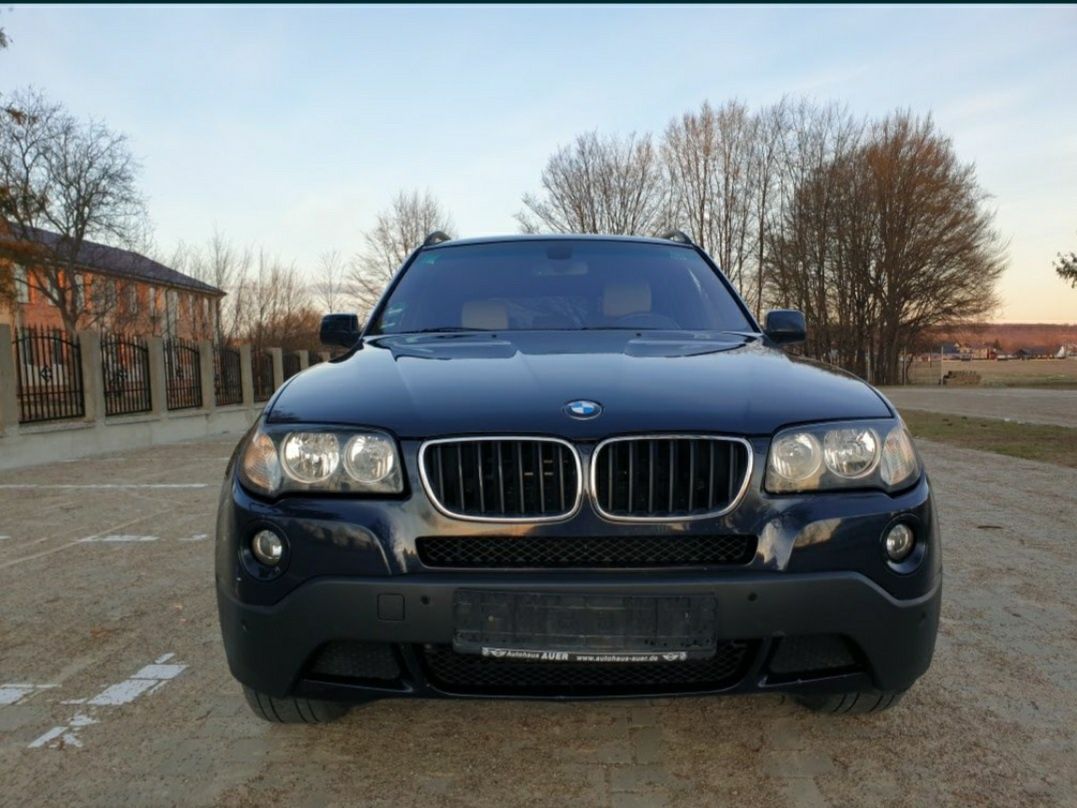 BMW X3, 2.0 D facelift, an 2008, panoramic, interior piele...
