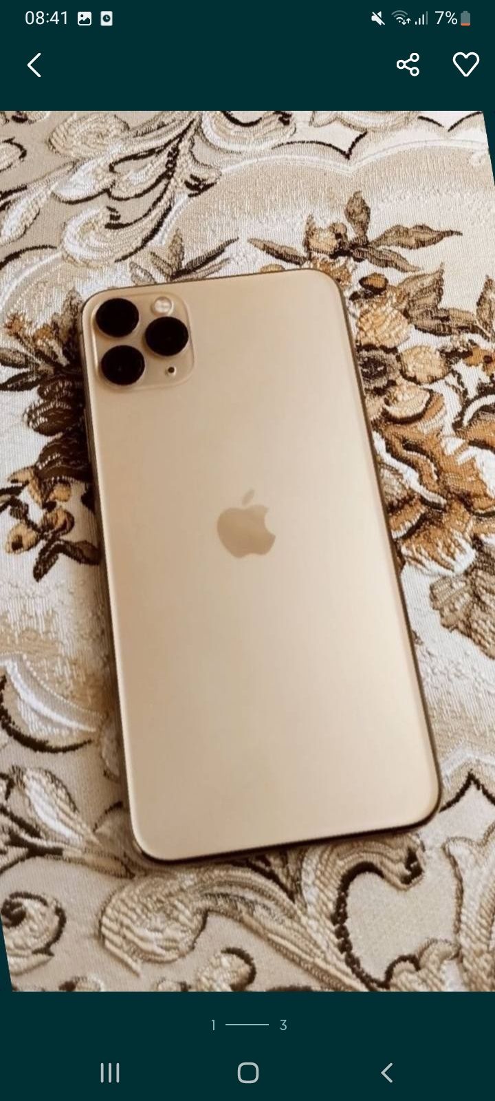 Iphone  11 pro max 64gb sim kartaligi