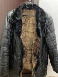 Кожаная куртка мужская зимняя Estimo