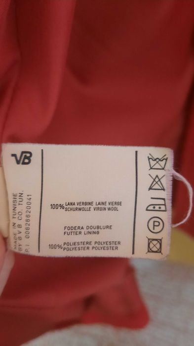 100% вълнено, елегантно палто Elena Miro