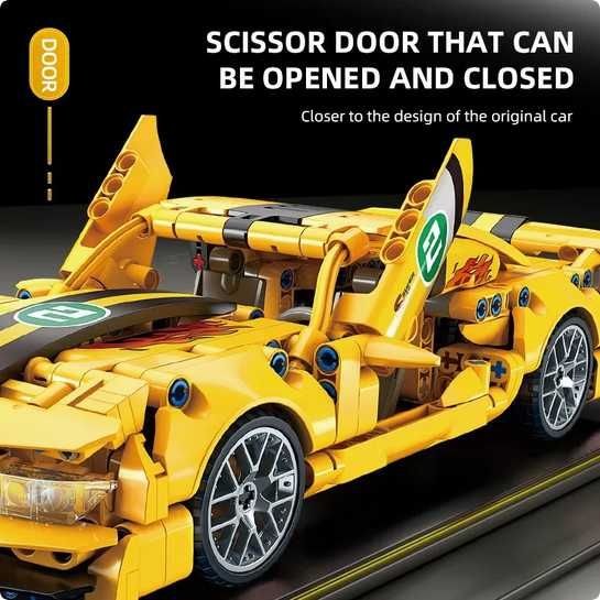 City Speed Chevy Camaro pull back car tip Lego 451 piese