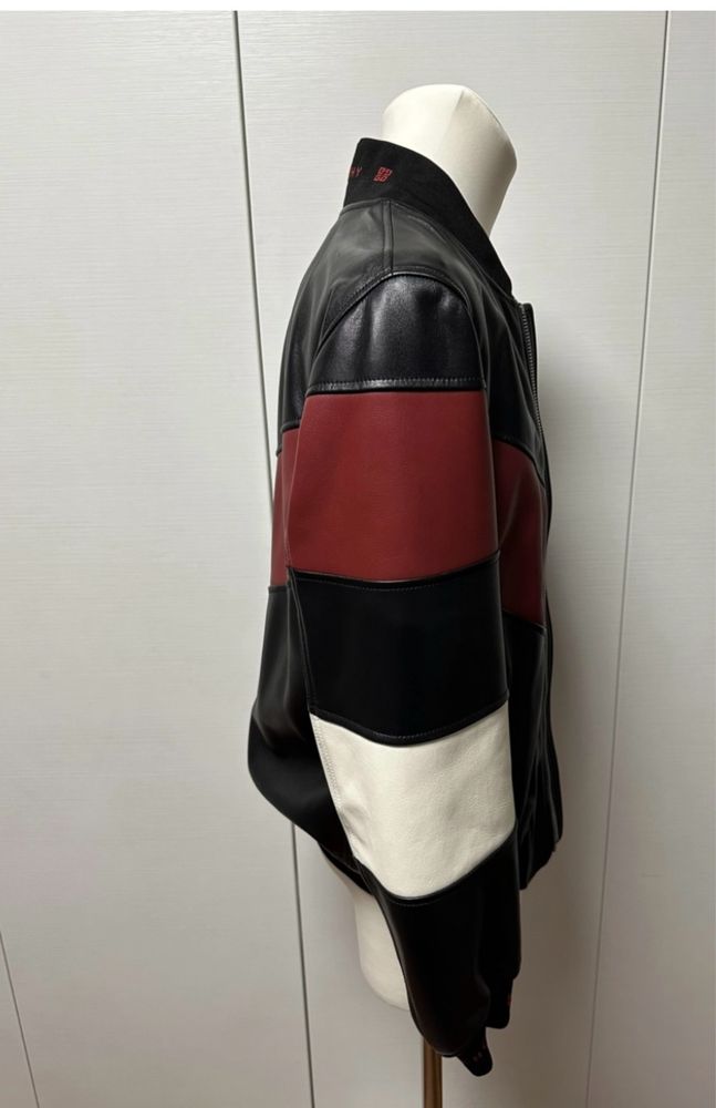 Ginenchy bomber jacket barbateasca noua originala piele masura L-50.