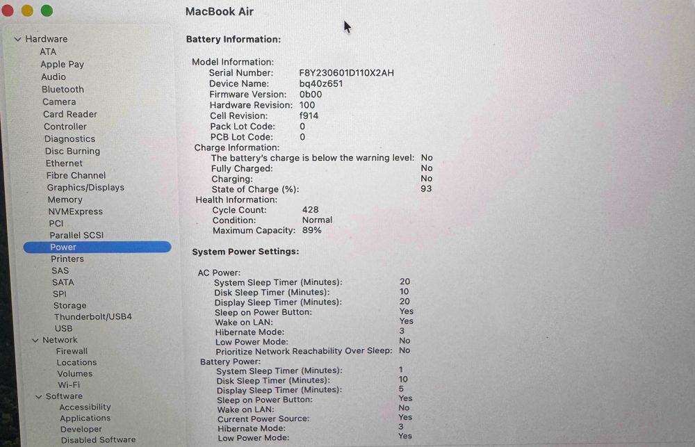 MacBook Air 13 M2 24/512