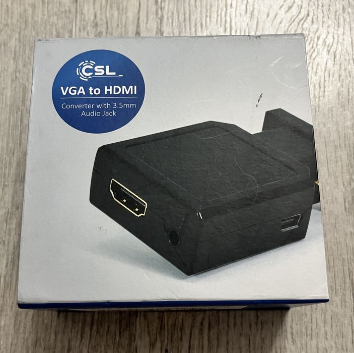 Adaptor HDMI-VGA, Jack 3.5mm, sigilat