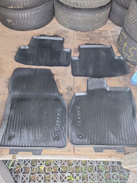 Covorase cauciuc și tavita originale Skoda Karoq