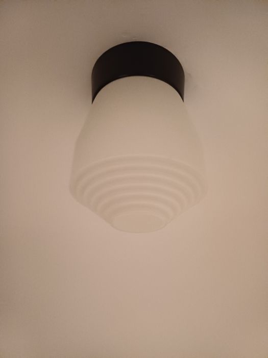 Accesoriu decorațiune lumina vintage colectie opalina Germania 1960